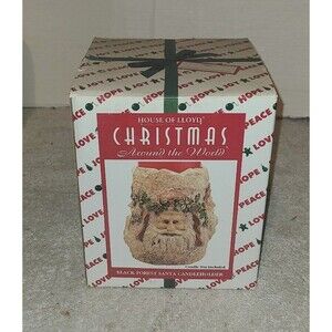 House of Lloyd Incense Burner Black Forest Santa Christmas Around The World 1996